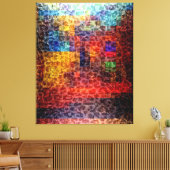 Abstract schilderplaatverlichting canvas afdruk (Insitu (Woonkamer))