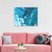 Abstract schilderPremium - omgepakt canvas (glanze Afdruk (Insitu (Woonkamer))