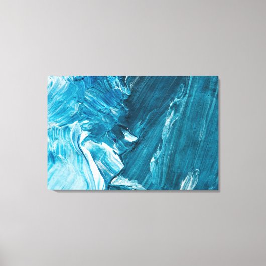 Abstract schilderPremium - omgepakt canvas (glanze Afdruk (Voorkant)
