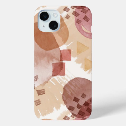 Abstract schilderwerk waterverfpatroon  Case-Mate iPhone case (Achterkant)