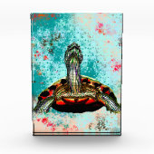 Abstract schildpad fotoblokken (Voorkant)