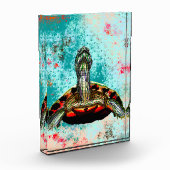 Abstract schildpad fotoblokken (Links)