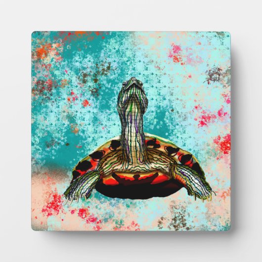 Abstract schildpad fotoplaat (Voorkant)