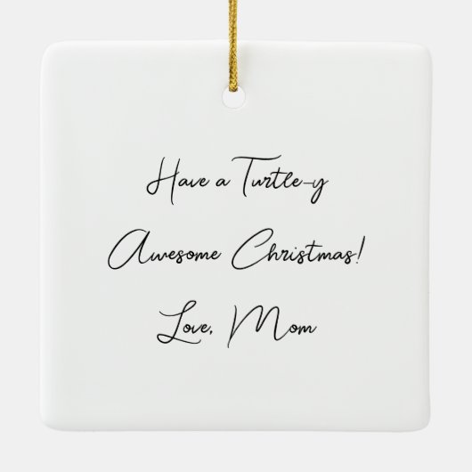 Abstract schildpad keramisch ornament (Achterkant)