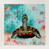 Abstract schildpad legpuzzel (Verticaal)