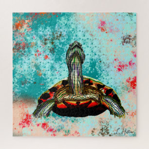 Abstract schildpad legpuzzel