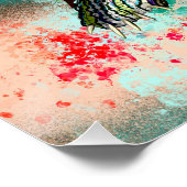 Abstract schildpad perfect poster (Hoek)