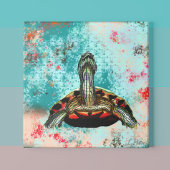 Abstract schildpad perfect poster