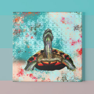 Abstract schildpad perfect poster
