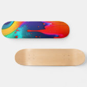 Abstract schildpad skateboard (Horizontaal)