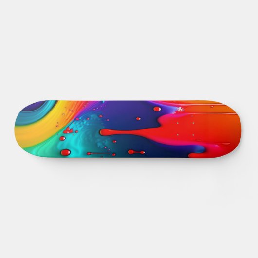 Abstract schildpad skateboard (Horizontaal)