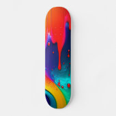 Abstract schildpad skateboard (Voorkant)