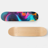 Abstract schildpad skateboard (Horizontaal)