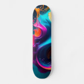 Abstract schildpad skateboard (Voorkant)