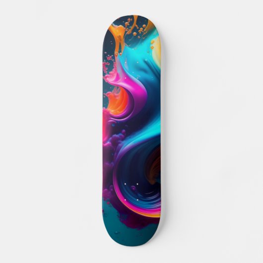 Abstract schildpad skateboard (Voorkant)