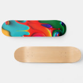 Abstract schildpad skateboard (Horizontaal)