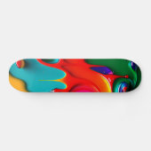 Abstract schildpad skateboard (Horizontaal)