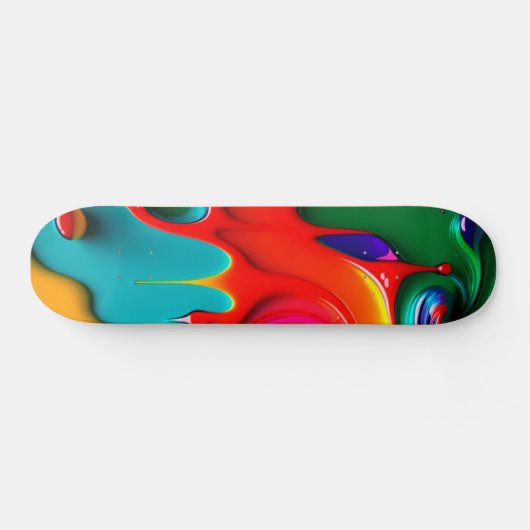 Abstract schildpad skateboard (Horizontaal)