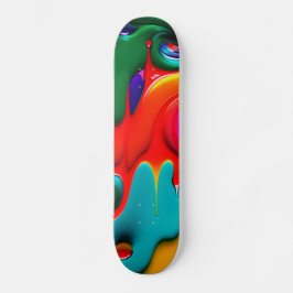 Abstract schildpad skateboard