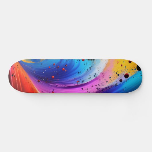 Abstract schildpad skateboard (Horizontaal)