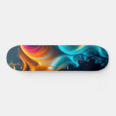 Abstract schildpad skateboard (Horizontaal)
