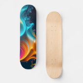 Abstract schildpad skateboard (Voorkant)