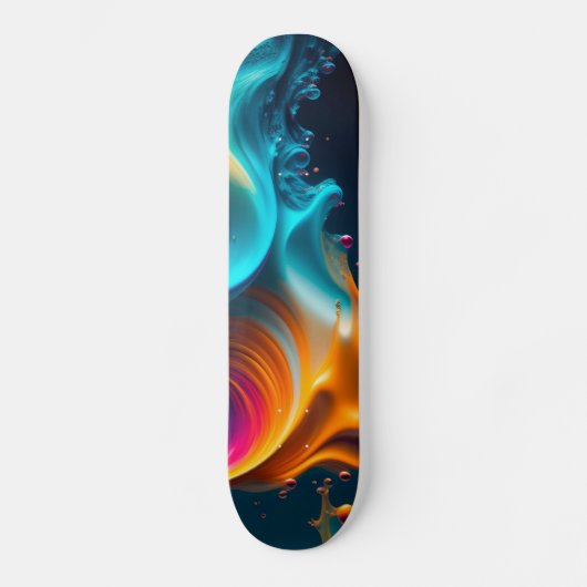 Abstract schildpad skateboard (Voorkant)