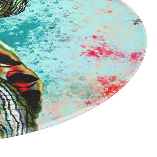 Abstract schildpad snijplank (Hoek)