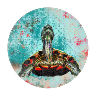 Abstract schildpad snijplank