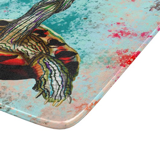 Abstract schildpad snijplank (Hoek)