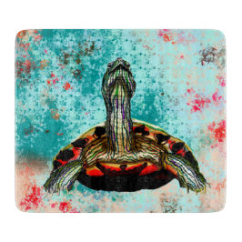 Abstract schildpad snijplank