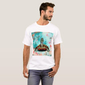 Abstract schildpad t-shirt (Voorkant volledig)