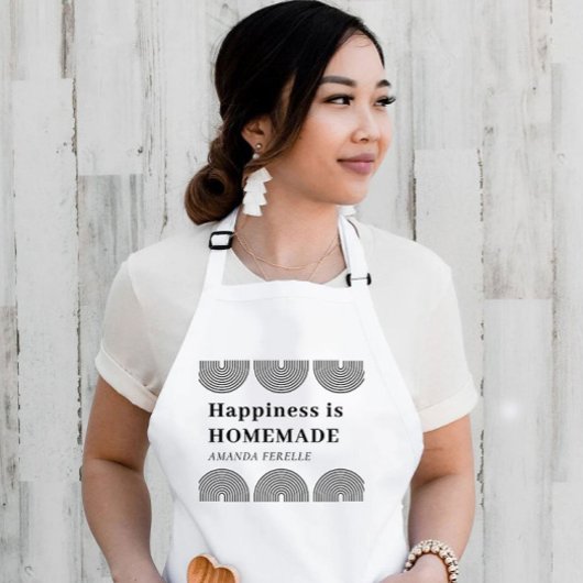 Abstract Schort voor aangepaste keuken