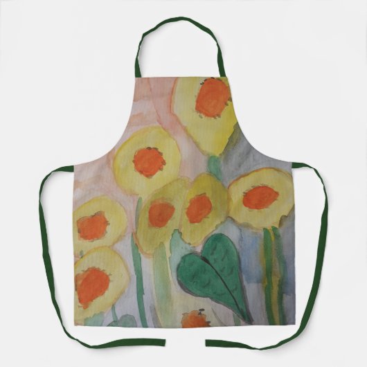 Abstract Schort zonnebloemen (Voorkant)