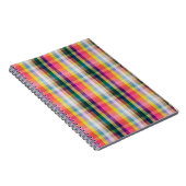 Abstract Schotse Plaid Notitieboek (Rechterzijde)