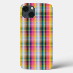 Abstract Schotse speldenschaal iPhone 13 Hoesje