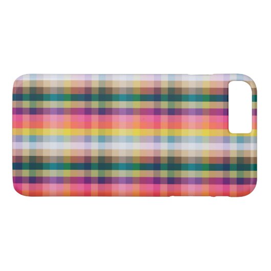 Abstract Schotse speldenschaal Case-Mate iPhone Case (Achterkant (Horizontaal))