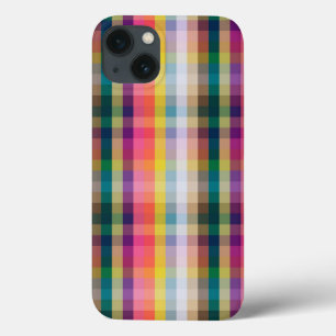 Abstract Schotse speldenschaal iPhone 13 Hoesje