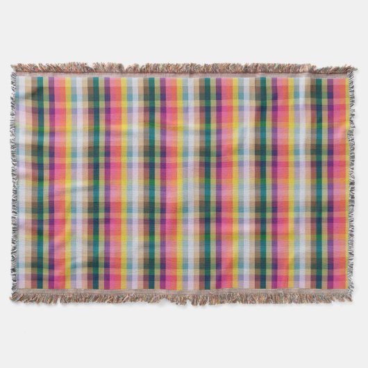 Abstract Schotse speldenschaal Deken (Voorkant)