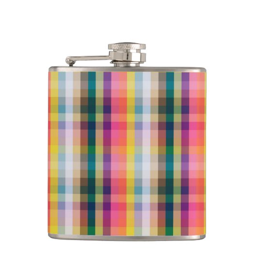 Abstract Schotse speldenschaal Heupfles (Voorkant)