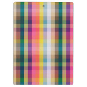 Abstract Schotse speldenschaal Klembord (Achterkant)