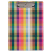 Abstract Schotse speldenschaal Klembord (Voorkant)