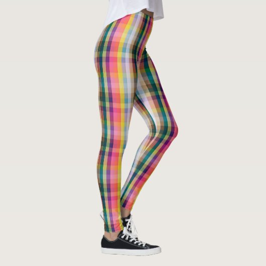 Abstract Schotse speldenschaal Leggings (Rechts)