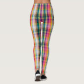 Abstract Schotse speldenschaal Leggings (Achterkant)