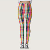 Abstract Schotse speldenschaal Leggings (Voorkant)