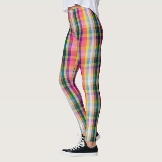 Abstract Schotse speldenschaal Leggings (Links)