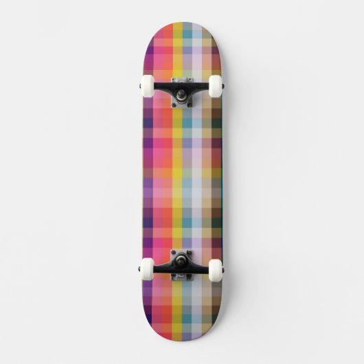 Abstract Schotse speldenschaal Skateboard (Voorkant)