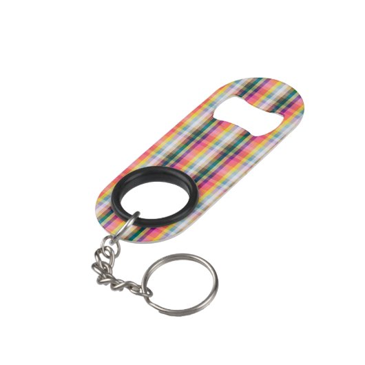 Abstract Schotse speldenschaal Sleutelhanger Flessenopener (Achterkant Gekanteld)