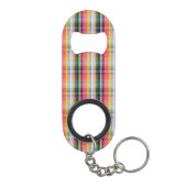 Abstract Schotse speldenschaal Sleutelhanger Flessenopener (Achterkant)