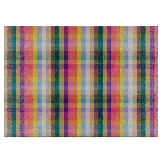 Abstract Schotse speldenschaal Snijplank (Voorkant)